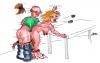 Cartoon: Ersatzteile (small) by besscartoon tagged mann frau sex zähne haare beziehung alter quicky bess besscartoon paar gebiss