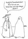 Cartoon: Für wahr ... (small) by besscartoon tagged religion islam katholisch pfarrer burka frauenfeindlichkeit bess besscartoon