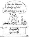 Cartoon: Hostiencent (small) by besscartoon tagged kirche,katholisch,religion,pfarrer,hostie,wasserpfennig,bess,besscartoon