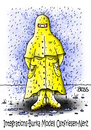 Cartoon: Integrations-Burka (small) by besscartoon tagged ostfriesennerz,ostfriesen,regen,frau,burka,islam,integration,flüchtlinge,religion,bess,besscartoon