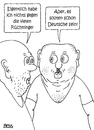 Cartoon: Jawull (small) by besscartoon tagged asyl,flüchtlinge,syrien,deutsch,deutschland,vorurteile,braun,neonazis,bess,besscartoon