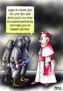Cartoon: Jobsuche (small) by besscartoon tagged kirche,religion,vatikan,katholisch,is,gewalt,terrorismus,job,arbeiten,fundamentalismus,terror,gottes,namen,bess,besscartoon