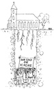 Cartoon: Kirche von unten (small) by besscartoon tagged kirche,religion,katholisch,wurzeln,christen,bess,besscartoon
