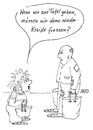 Cartoon: Missverständnis (small) by besscartoon tagged kind,kinder,armut,tafel,essen,trinken,hartz,vater,kreide,bess,besscartoon