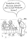 Cartoon: Musikfreund (small) by besscartoon tagged kinder,kinderlärm,mann,musik,zukunft,kotzen,spielplatz,bess,besscartoon