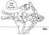 Cartoon: Ökotrip (small) by besscartoon tagged mann,frau,paar,palstikpuppe,puppe,plastik,jute,öko,singles,verkehr,geschlechter,erotik,sex,notgeil,bess,besscartoon