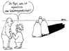 Cartoon: ohne Titel (small) by besscartoon tagged burka,migration,schattengesellschaft,gesellschaft,islam,religion,bess,besscartoon