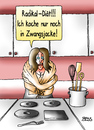 Cartoon: Radikal-Diät (small) by besscartoon tagged essen,trinken,diät,zwangsjacke,kochen,radikal,bess,besscartoon