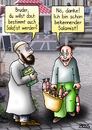 Cartoon: Salamist (small) by besscartoon tagged islam,salafismus,salafist,ultrakonservativ,koran,religion,salami,salamist,wurst,bess,besscartoon