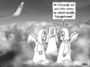 Cartoon: Schutzengel (small) by besscartoon tagged himmel,wolken,fliegen,flugzeug,engel,schutzengel,flugbegleiter,angst,geld,bezahlung,bess,besscartoon