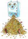 Cartoon: Spielsucht (small) by besscartoon tagged spielsucht,spielautomat,geld,arm,reich,bess,besscartoon,spielen,tod,sterben,kreuz