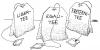 Cartoon: Tee (small) by besscartoon tagged tee,teebeutel,liberte,egalite,fraternite,bess,besscartoon