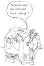 Cartoon: Trash Diving (small) by besscartoon tagged trash,diving,müll,tauchen,überfluss,lebensmittel,verschwendung,essen,bess,besscartoon