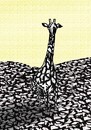 Cartoon: Giraffe (small) by Vlado Mach tagged animal,giraffe,dry,ground