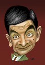 Cartoon: Rovan Atkinson Mr. Bean (small) by Vlado Mach tagged mr bean rovan atkinson comedian