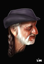 Cartoon: Willy Nelson (small) by Vlado Mach tagged willie,country,singer,musician