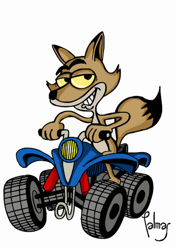 Cartoon: Fox (medium) by Palmas tagged animales