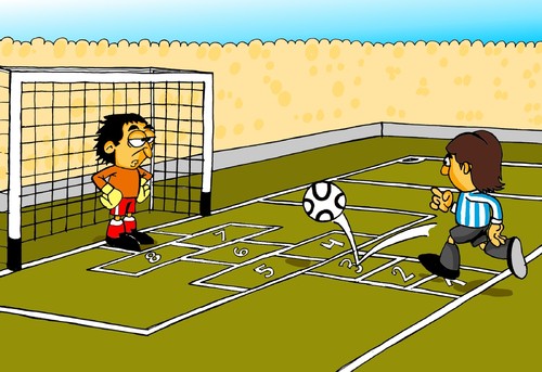 Cartoon: Futbol (medium) by Palmas tagged futbol