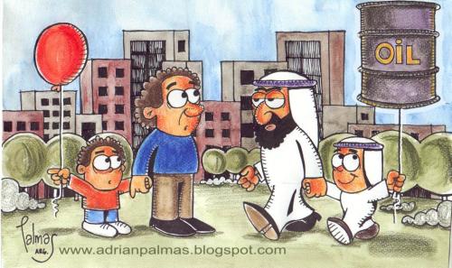 Cartoon: Globo (medium) by Palmas tagged arabes