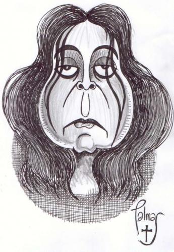 Cartoon: Ozzy Osbourne (medium) by Palmas tagged caricatura