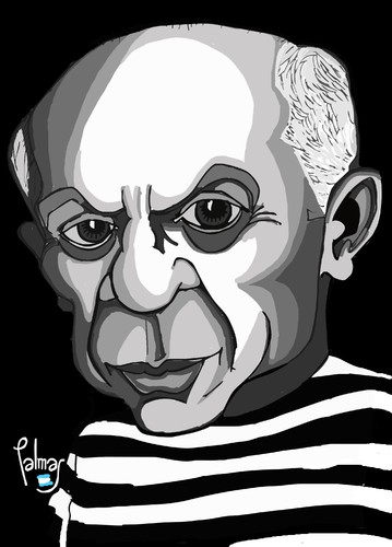 Cartoon: Picasso (medium) by Palmas tagged arte