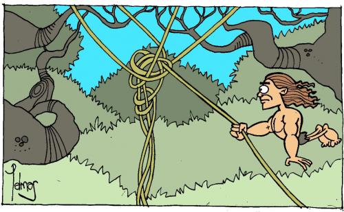 Cartoon: Tarzan (medium) by Palmas tagged superheroes