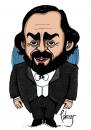 Cartoon: Pavarotti (small) by Palmas tagged musica