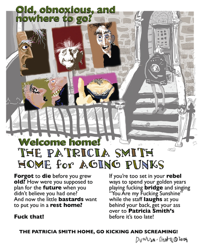 Cartoon: The Patricia Smith Home (medium) by Dunlap-Shohl tagged punks,rest,homes,satire