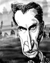 Cartoon: Caricature of Vincent Price (small) by Dunlap-Shohl tagged caricature vincent price people with parkinsons disease
