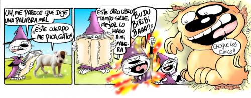 Cartoon: harry potter 2 (medium) by lucholuna tagged gato,mancha