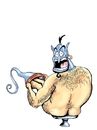 Cartoon: aladin (small) by lucholuna tagged dibujo,suelto