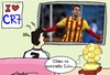 Cartoon: ronaldo Balon de oro y Messi (small) by lucholuna tagged messi,ronaldo,cristiano,balondeoro