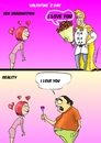 Cartoon: valentines day (small) by lucholuna tagged valentines,day,dia,de,los,enamorados