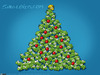 Cartoon: Christmas frogs (small) by PersichettiBros tagged christmas frogs tree frog