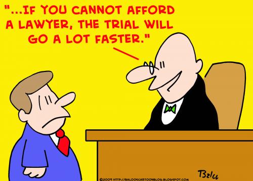 Cartoon: 1 lawyer trial faster (medium) by rmay tagged lawyer,trial,faster