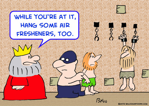 Cartoon: air fresheners king dungeon (medium) by rmay tagged air,fresheners,king,dungeon