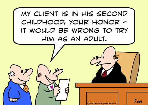 Cartoon: as adult judge try second childh (medium) by rmay tagged as,adult,judge,try,second,childh
