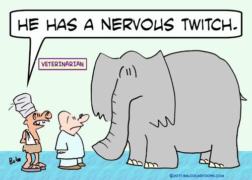 Cartoon: battered hindu elephant nervous (medium) by rmay tagged battered,hindu,elephant,nervous