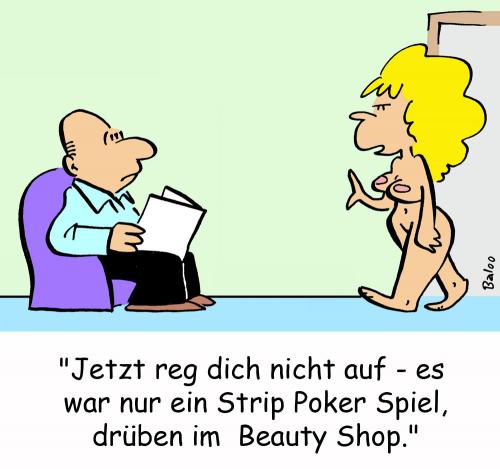 Cartoon: beauty shop nackt (medium) by rmay tagged beauty,shop,nackt