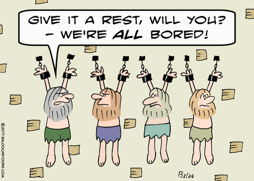 Cartoon: bored prisoners dungeon (medium) by rmay tagged bored,prisoners,dungeon