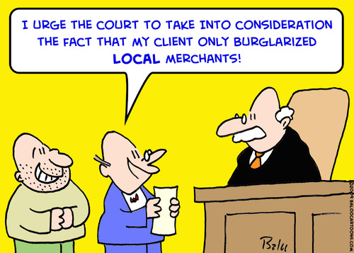 Cartoon: burglarized local merchants (medium) by rmay tagged burglarized,local,merchants