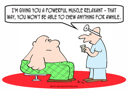 Cartoon: cant chew anying fat patient doc (medium) by rmay tagged cant,chew,anying,fat,patient,doctor