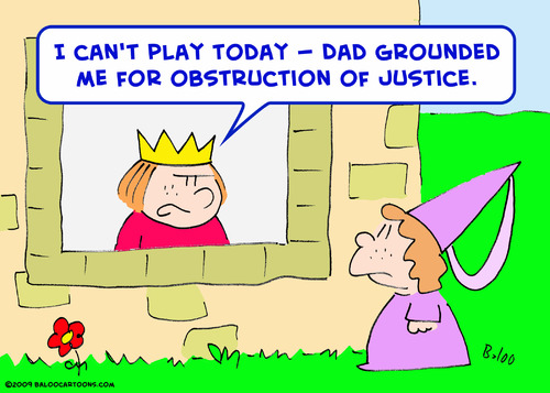Cartoon: Cant play king prince obstructio (medium) by rmay tagged cant,play,king,prince,obstruction,of,justice