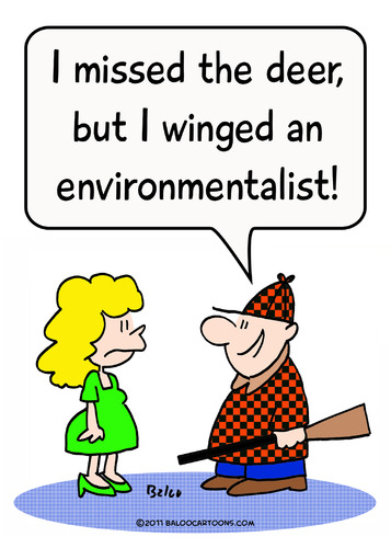 Cartoon: deer winged environmentalist (medium) by rmay tagged environmentalist,winged,deer