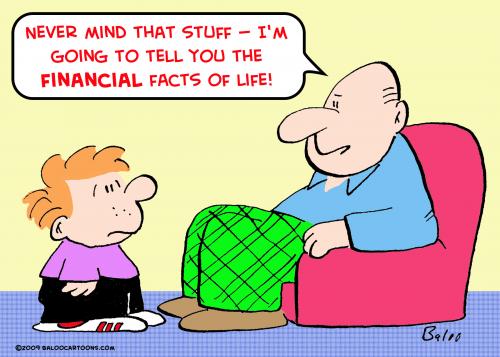 Cartoon: financial facts of life (medium) by rmay tagged financial,facts,of,life