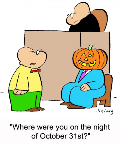 Cartoon: Halloween (medium) by rmay tagged halloween