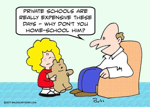 Cartoon: home school teddy bear (medium) by rmay tagged home,school,teddy,bear