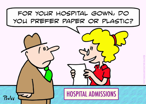Cartoon: hospital gown paper plastic (medium) by rmay tagged hospital,gown,paper,plastic