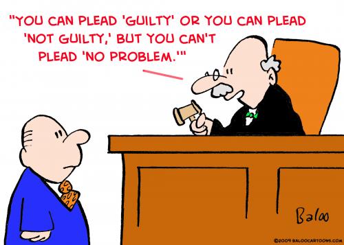 Cartoon: judge no problem (medium) by rmay tagged judge,no,problem