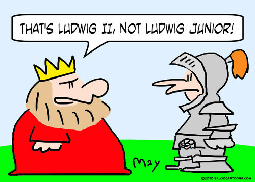 Cartoon: king ludwig junion knight (medium) by rmay tagged king,ludwig,junion,knight